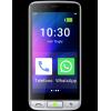 CELLULARE SMART SENIOR SAIET STS502 BIANCO + CUSTODIA + PELLICOLA VETRO TEMPERATO - 1.3 GHz Quad Core - 8GB - 5MP + 2MP